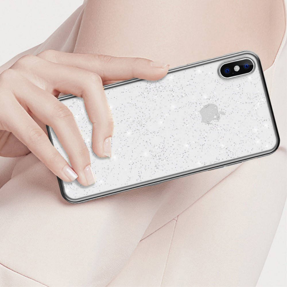 Kryt iPhone 12 Pro Max Sulada Glitter černý