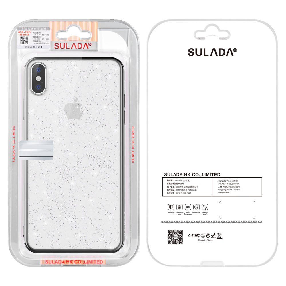 Kryt iPhone 12 Pro Max Sulada Glitter černý