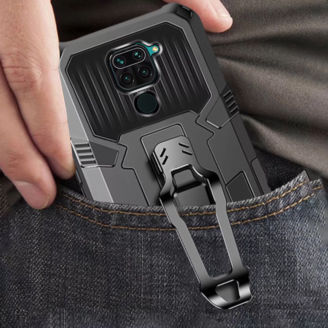 Kryt iPhone 12 / 12 Pro Armored Nexeri Tank Case černý