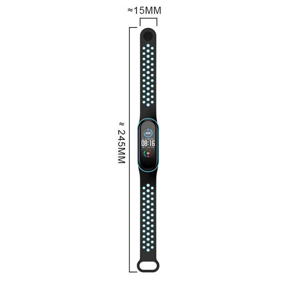 Řemínek XIAOMI MI BAND 5/6 silikonový růžovobílý