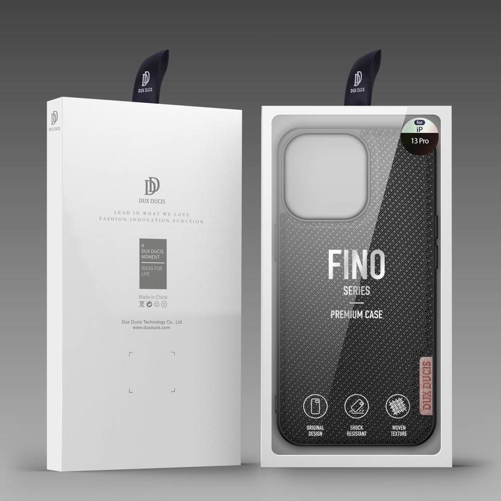 Kryt iPhone 13 Pro Max Dux Ducis Fino nylon case černý