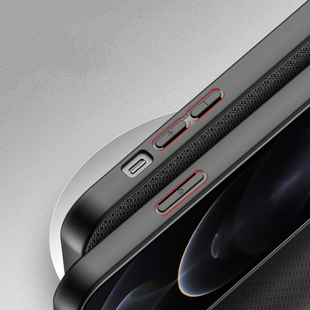Kryt iPhone 13 Pro Max Dux Ducis Fino nylon case zelený