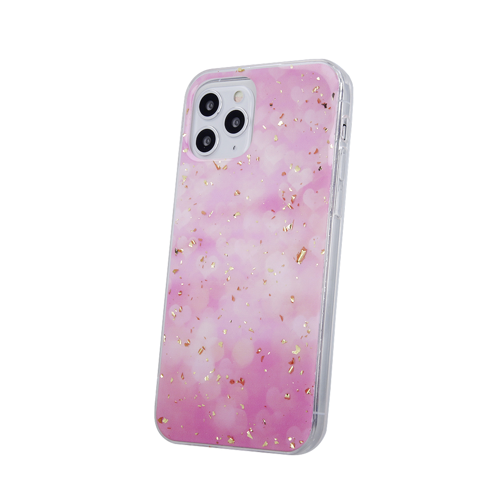Kryt Samsung Galaxy A22 4G Silicone Gold Glam pink