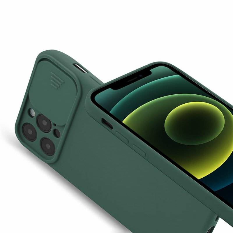 Kryt Samsung Galaxy A03s s krytem fotoaparátu - zelený