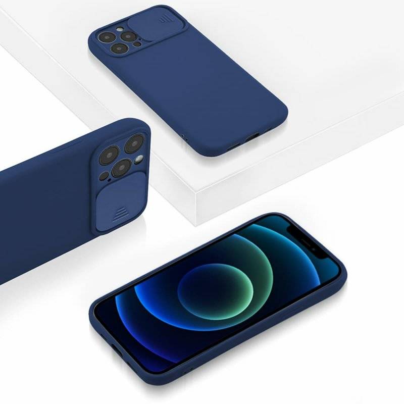 Kryt Samsung Galaxy A03s s krytem fotoaparátu - modrý