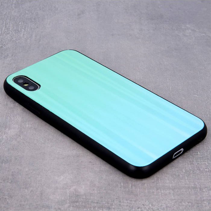 Kryt Samsung Galaxy A42 5G Glass case Gradient tyrkysové