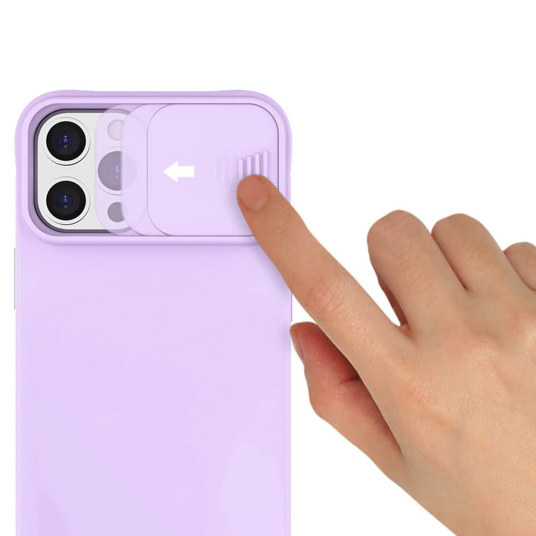 Kryt Samsung Galaxy A03s s krytem fotoaparátu - světle fialový