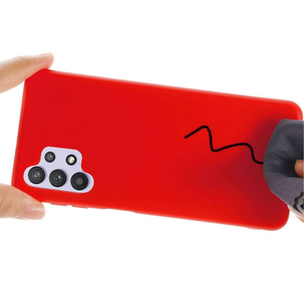 Kryt Samsung Galaxy A22 5G Silicone case červené