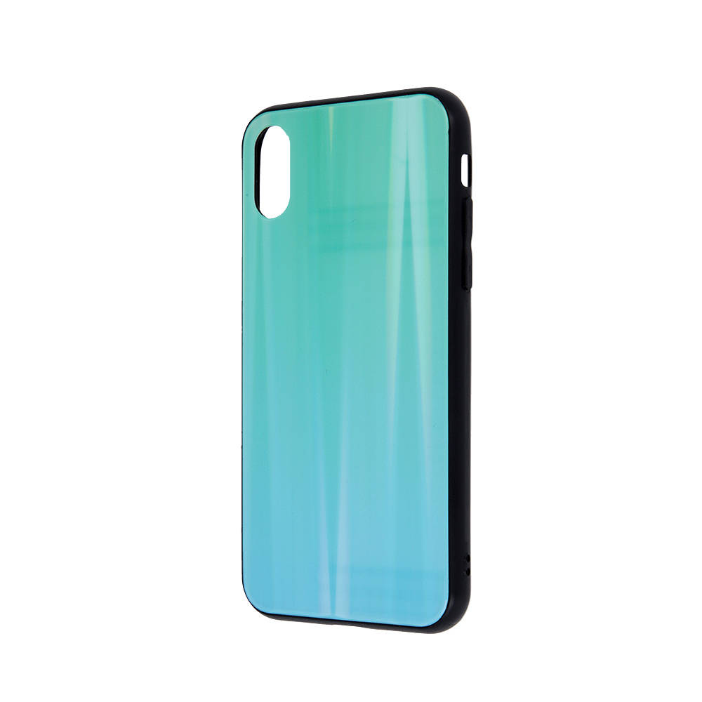 Pouzdro Xiaomi Redmi Note 10 5G / Redmi Note 10T 5G / Poco M3 Pro Glass Case Rainbow mint