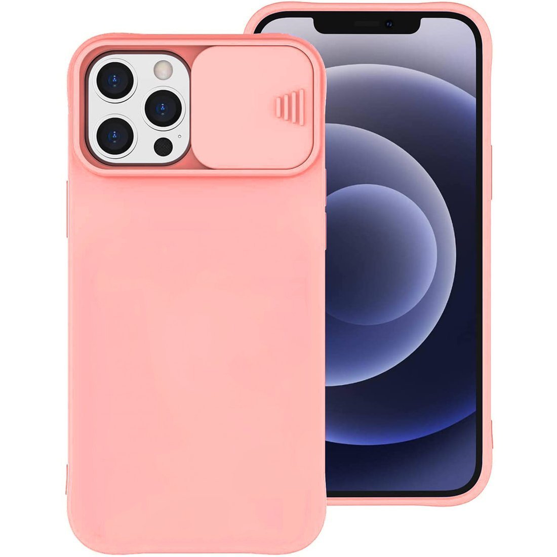 Kryt iPhone 13 Pro s krytem fotoaparátu - růžový