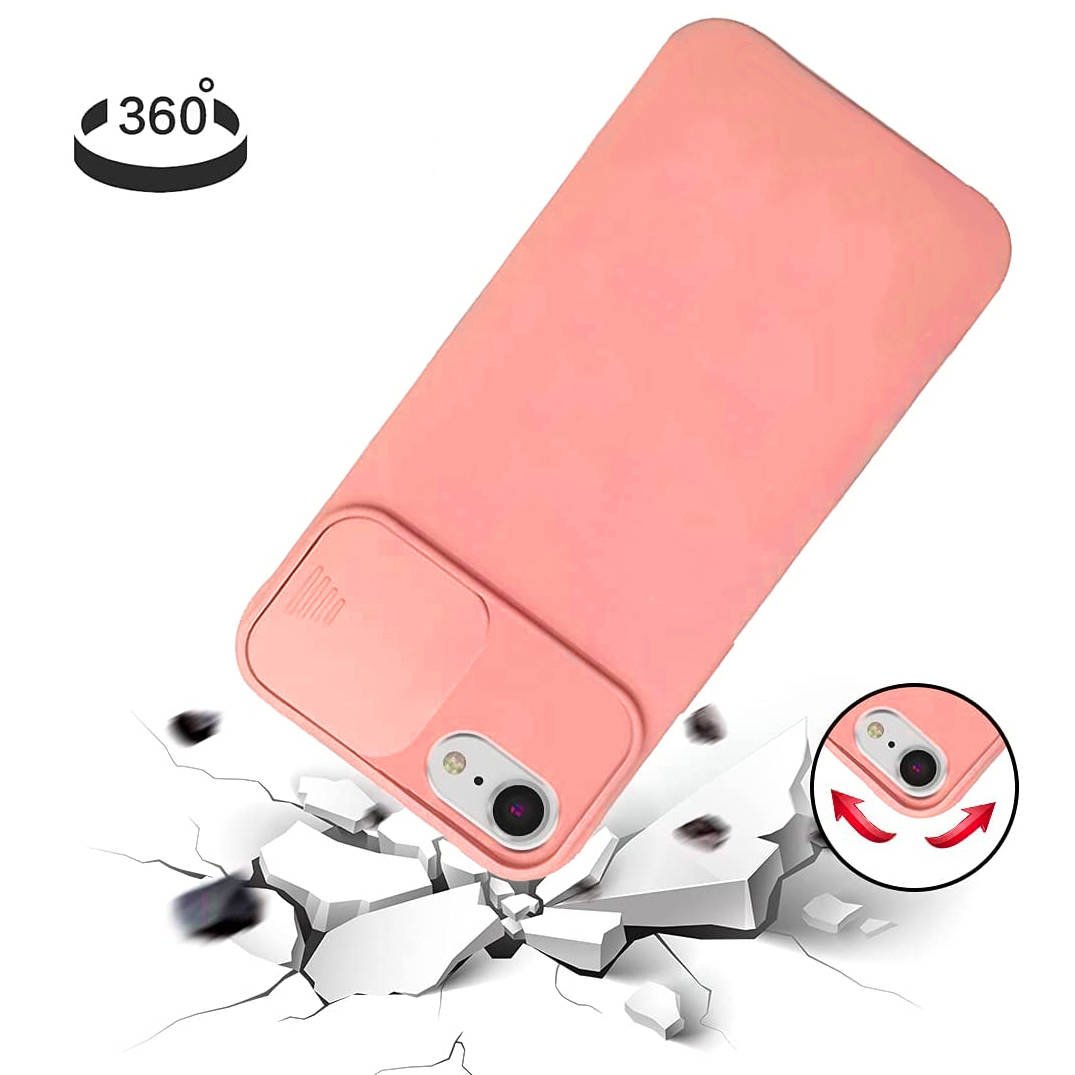 Kryt Samsung Galaxy A32 5G s krytem fotoaparátu - růžový