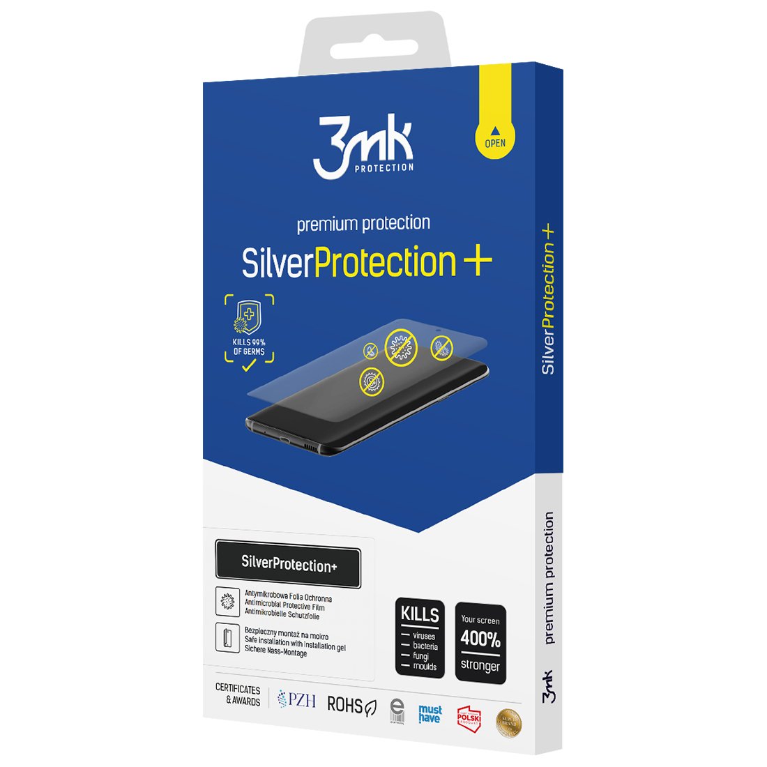 3MK Fólie ochranná SilverProtection+ Xiaomi Redmi Note 11E Pro , antimikrobiální 