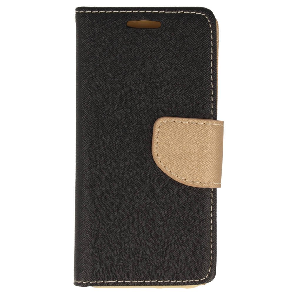  Pouzdro flip fancy Xiaomi Redmi 10A černá/zlatá