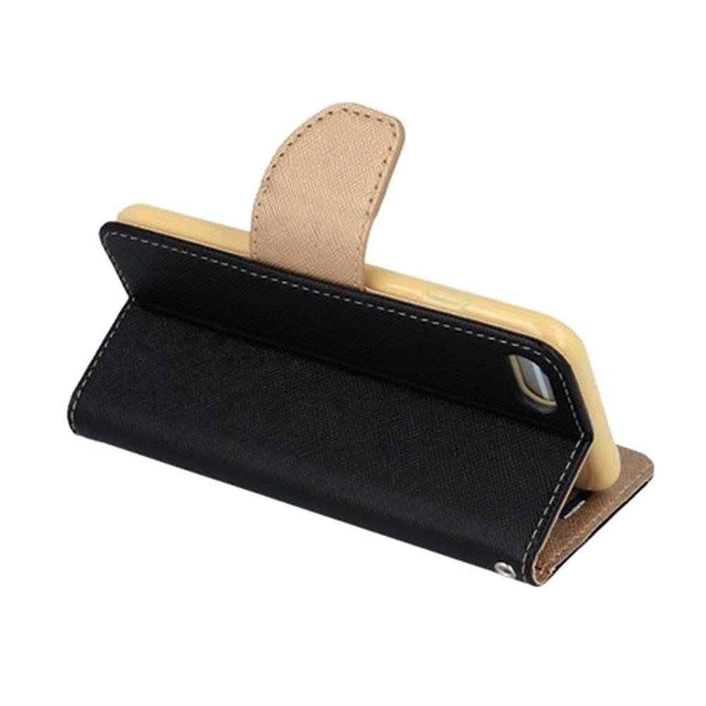  Pouzdro flip fancy Xiaomi Redmi 10A černá/zlatá