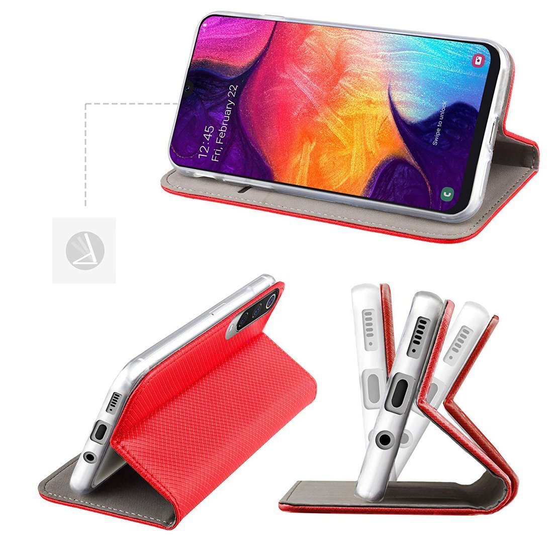 Pouzdro flip Xiaomi Redmi Note 11 Pro 4G / Redmi Note 11 Pro 5G červené