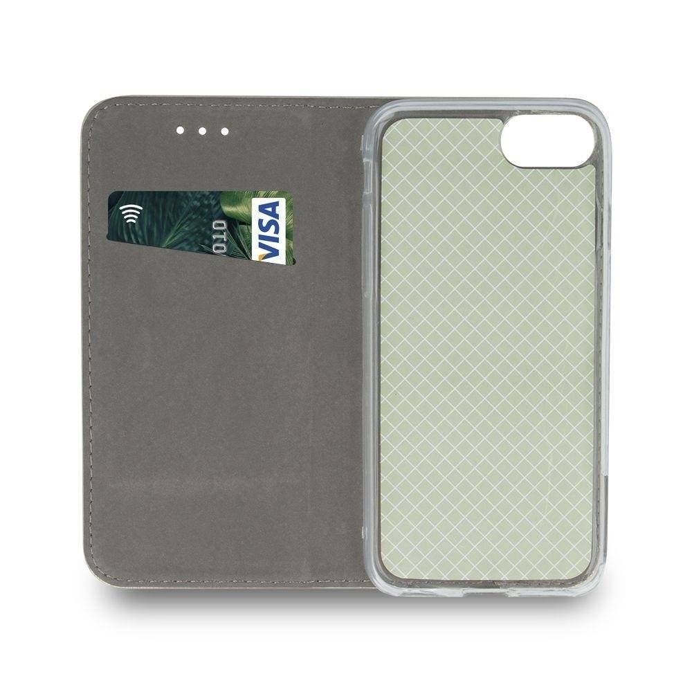Pouzdro iPhone 14 Pro Max, Eko kůže, tmavě zelené