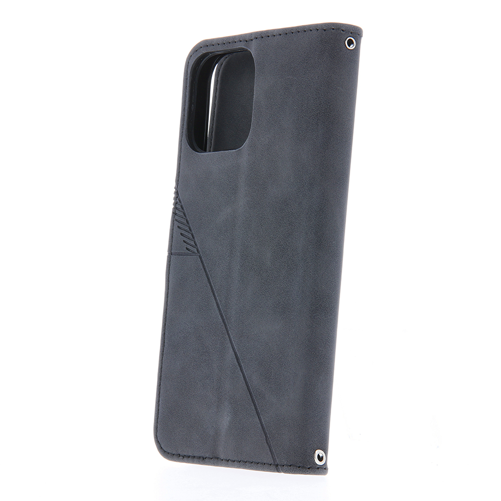 Pouzdro flip iPhone 14 Pro Max, eko kůže Porto - černé