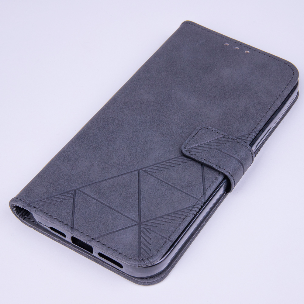 Pouzdro flip iPhone 14 Pro Max, eko kůže Porto - černé