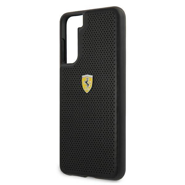 Ferrari - Samsung Galaxy S21 - Silikonový kryt Ferrari (FESPEHCS21SBK) černý
