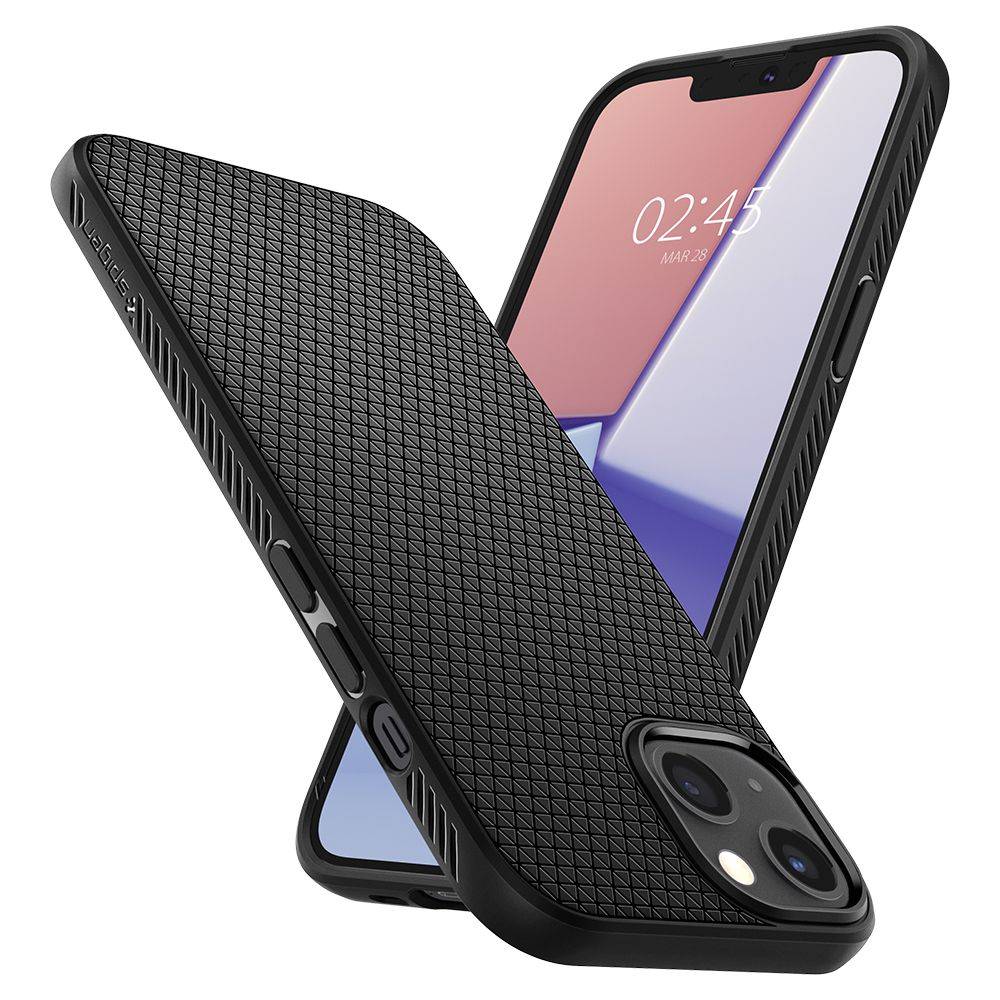Kryt iPhone 14 Spigen Liquid Air Matte černý