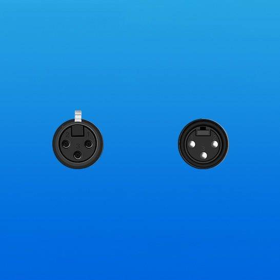 Kabel UGREEN AV130 XLR female to XLR male cable - 2m černý