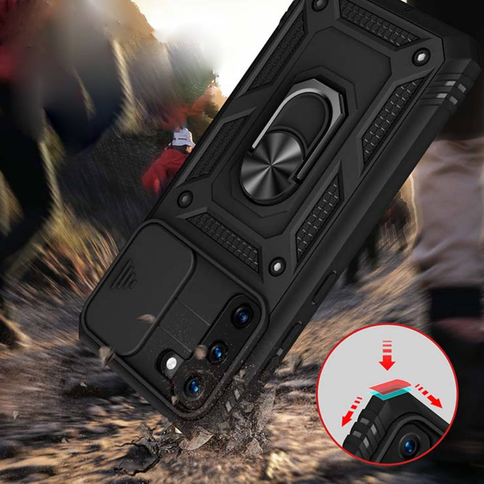 Kryt Samsung Galaxy M13 Nexeri CamShield Pro černý