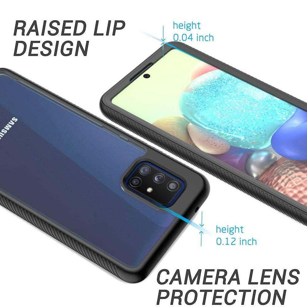Pouzdro Samsung Galaxy A72 4G / 5G Techsuit - Defense360 Pro + ochrana obrazovky, černé