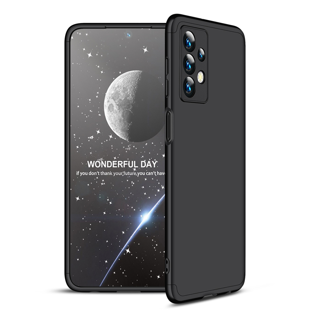 Pouzdro Samsung Galaxy A22 4G GKK - 360 + ochrana obrazovky, černé