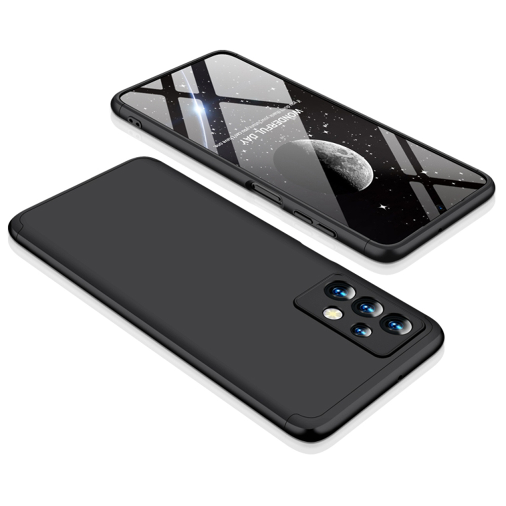 Pouzdro Samsung Galaxy A22 4G GKK - 360 + ochrana obrazovky, černé