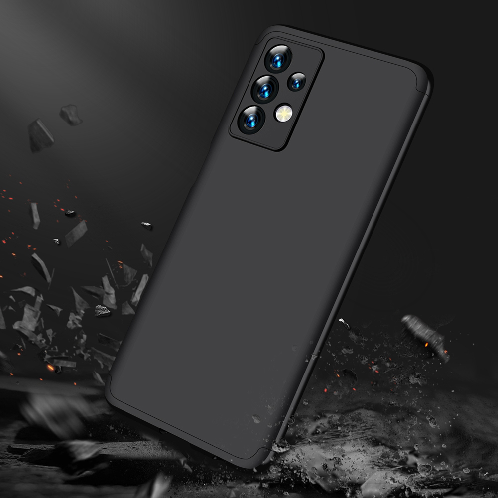 Pouzdro Samsung Galaxy A22 4G GKK - 360 + ochrana obrazovky, černé