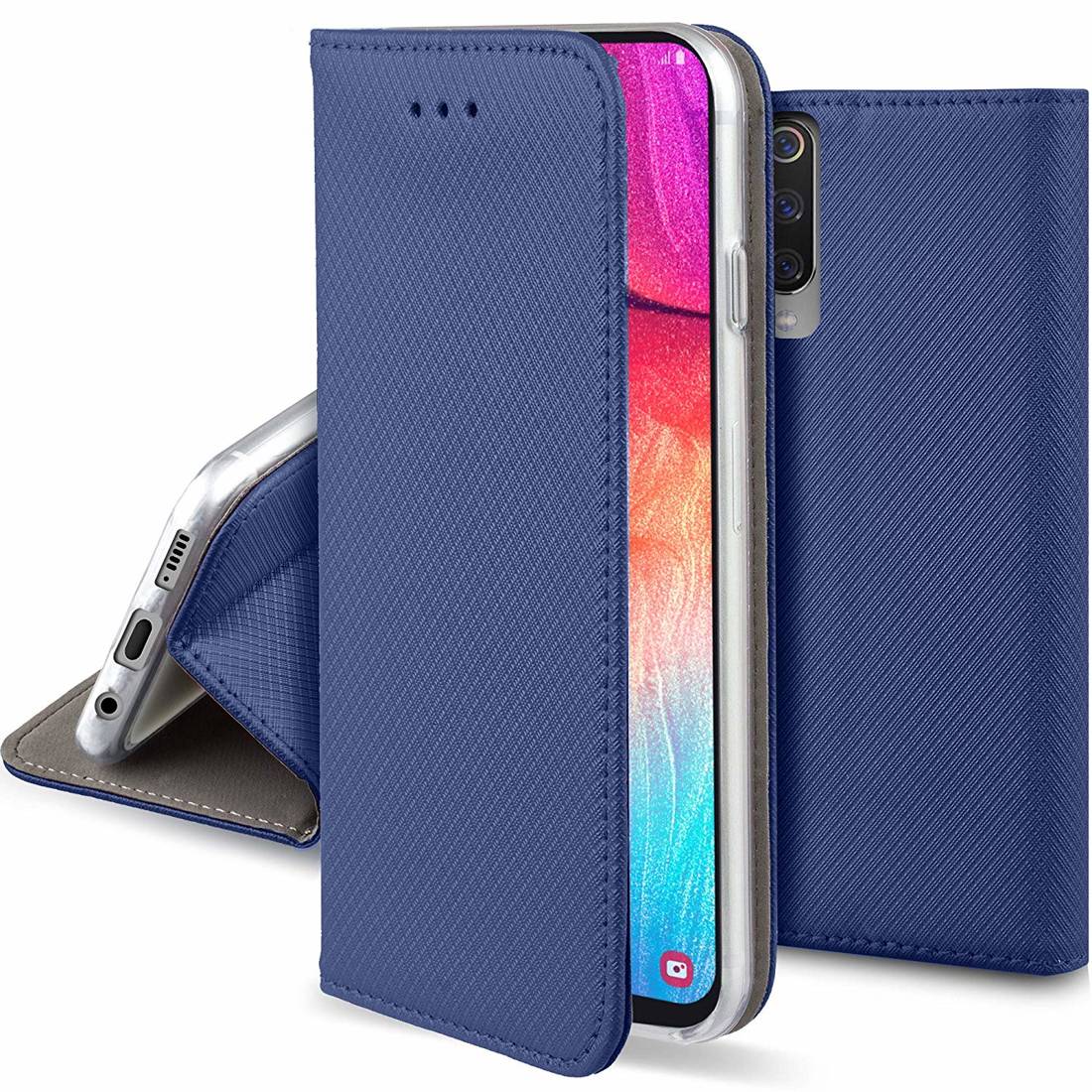 Pouzdro flip Motorola Moto G86 modré