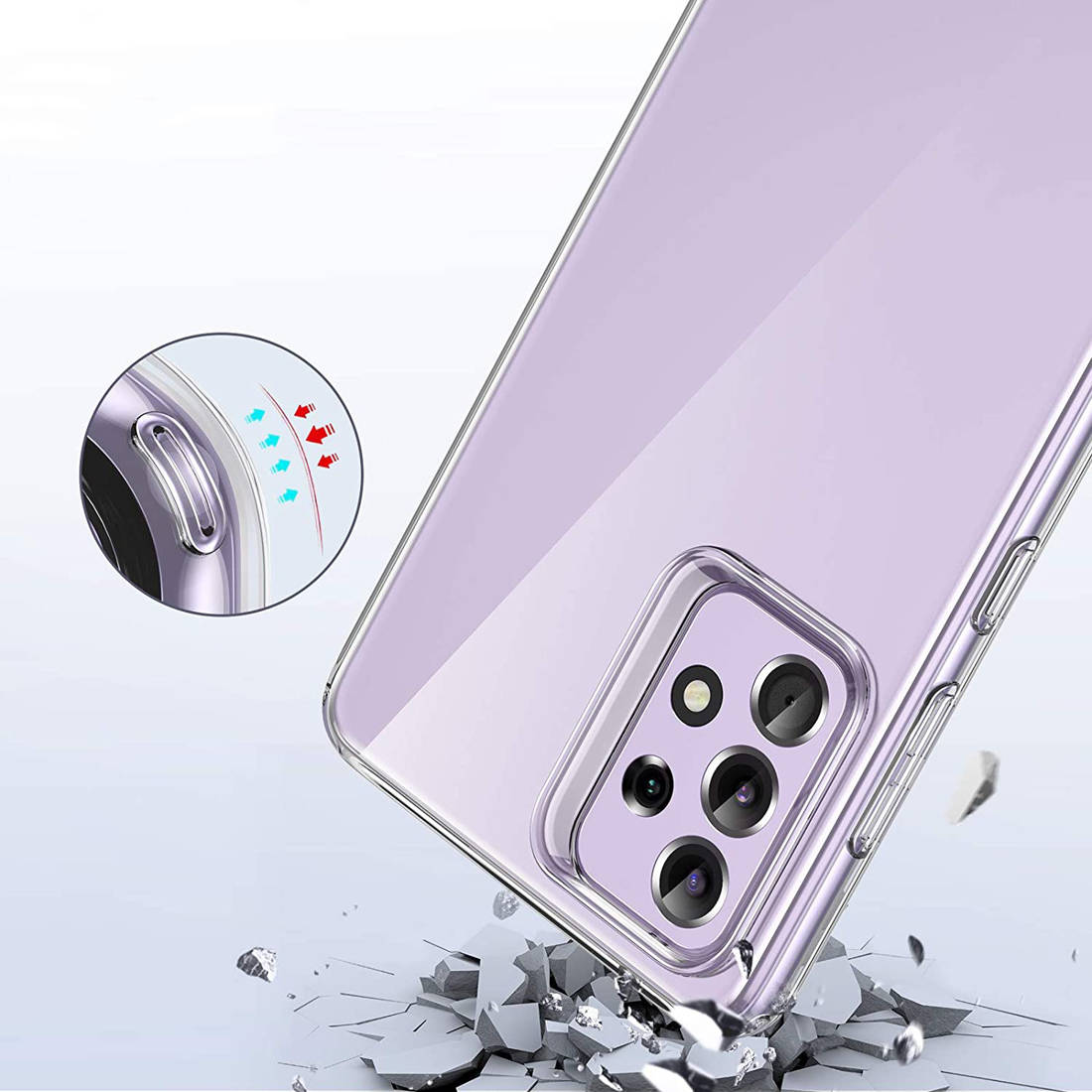 Kryt Samsung Galaxy A42 5G Slim Case 2mm transparent