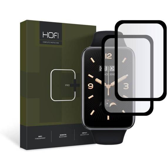 Tvrzené hybridní sklo XIAOMI MI SMART BAND 7 Pro HOFI Hybrid Pro+ 2ks černé