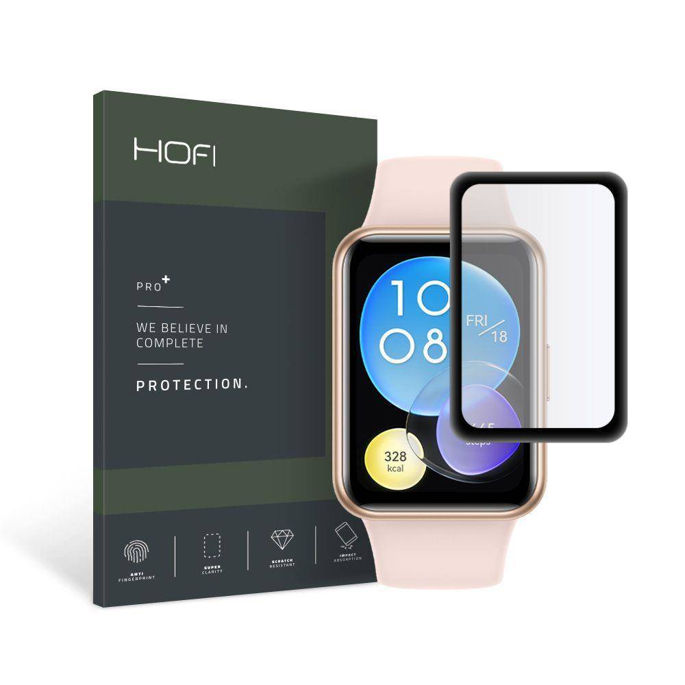 Tvrzené hybridní sklo HUAWEI WATCH FIT 2 HOFI Hybrid Pro+ černé