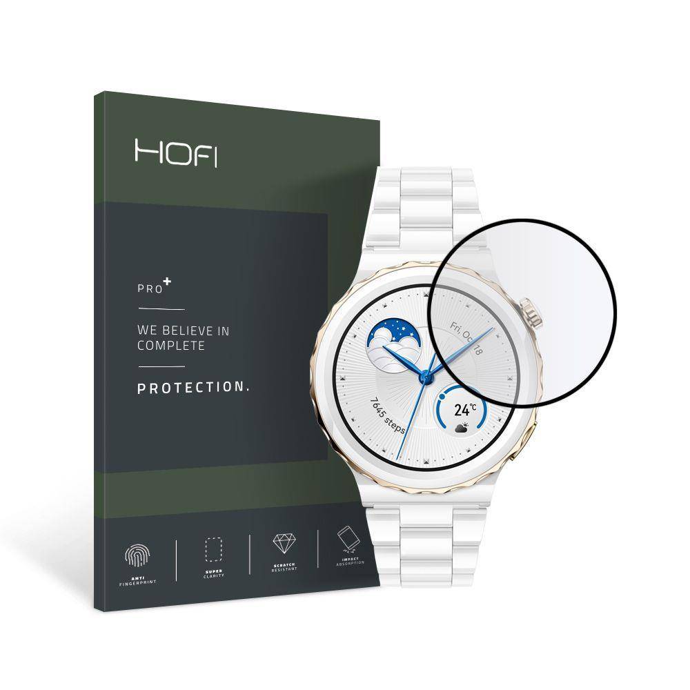 Tvrzené hybridní sklo HUAWEI WATCH GT 3 PRO 43mm HOFI Hybrid Pro+ černé