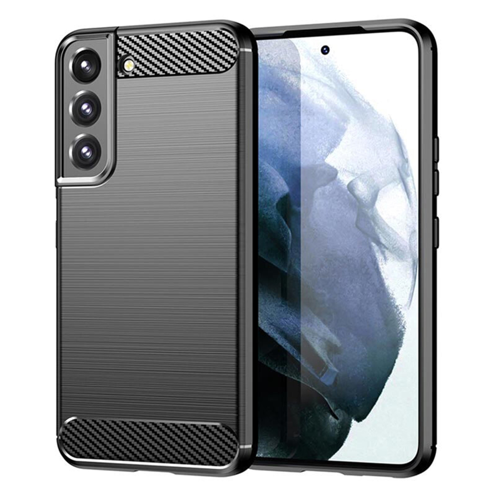 Kryt Samsung Galaxy S22, Armored Carbon černý