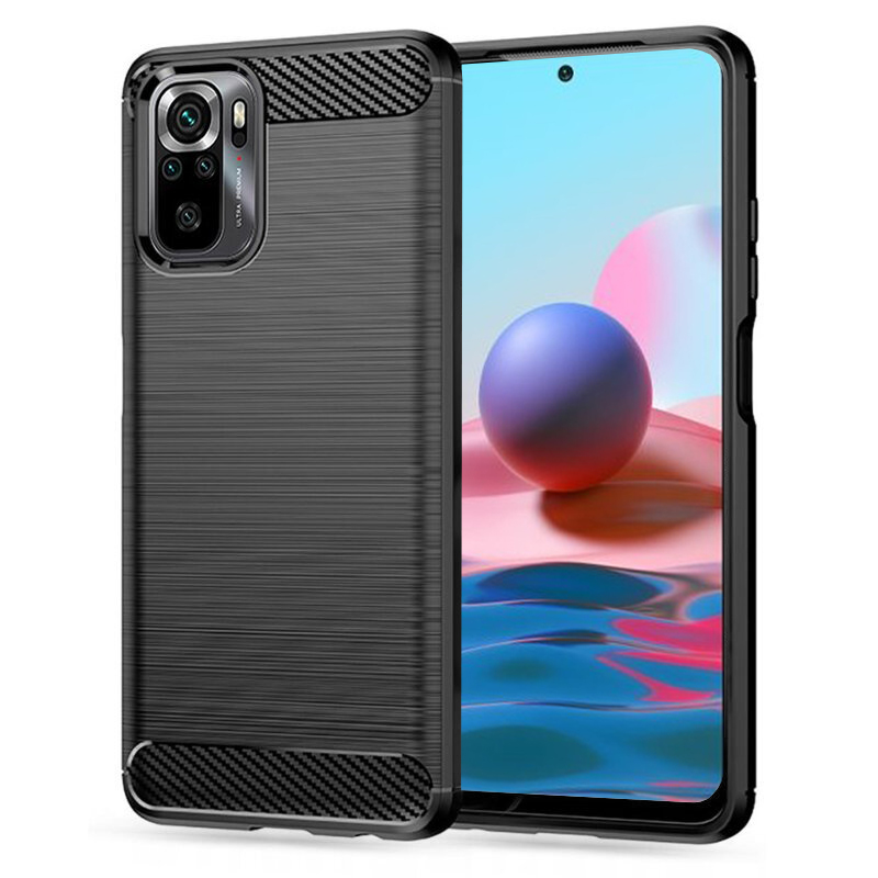 Kryt Xiaomi Redmi Note 10 4G / Redmi Note 10s / Poco M5s, Armored Carbon black