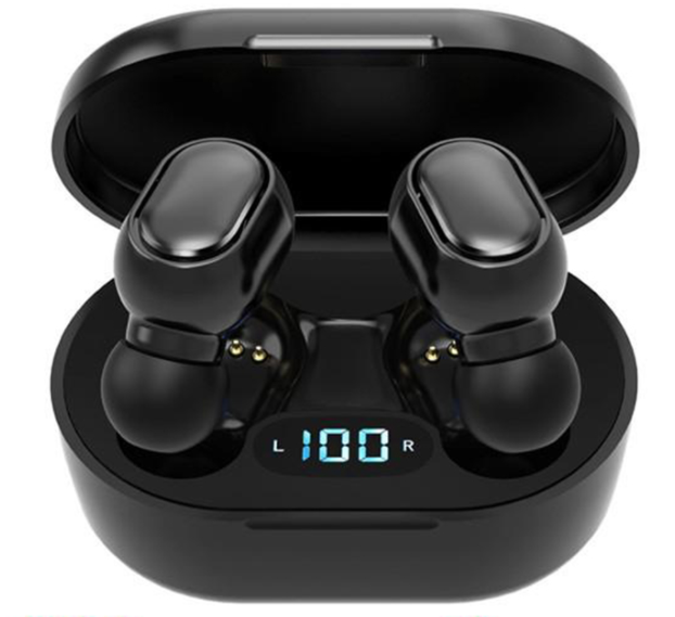 Bezdrátová sluchátka Bluetooth 5.0 , E6s černá