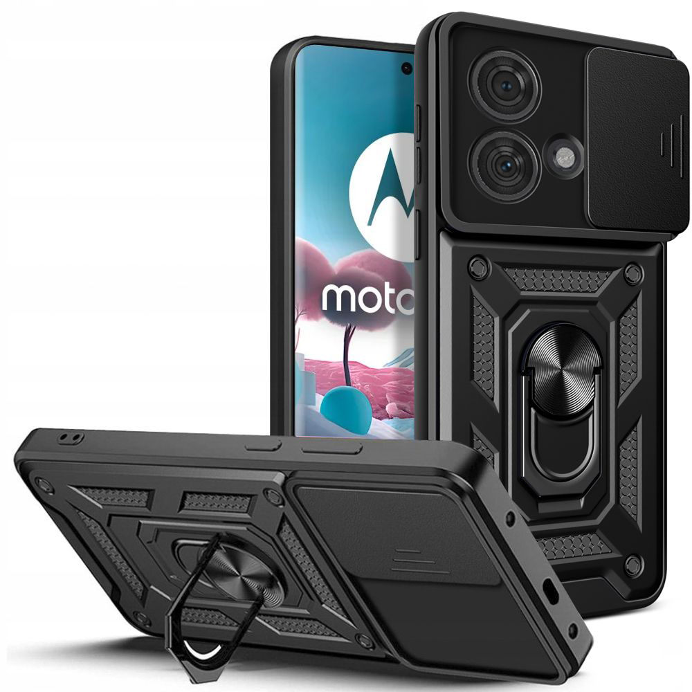 Kryt Motorola EDGE 40 Neo Techsuit CamShield Pro černý