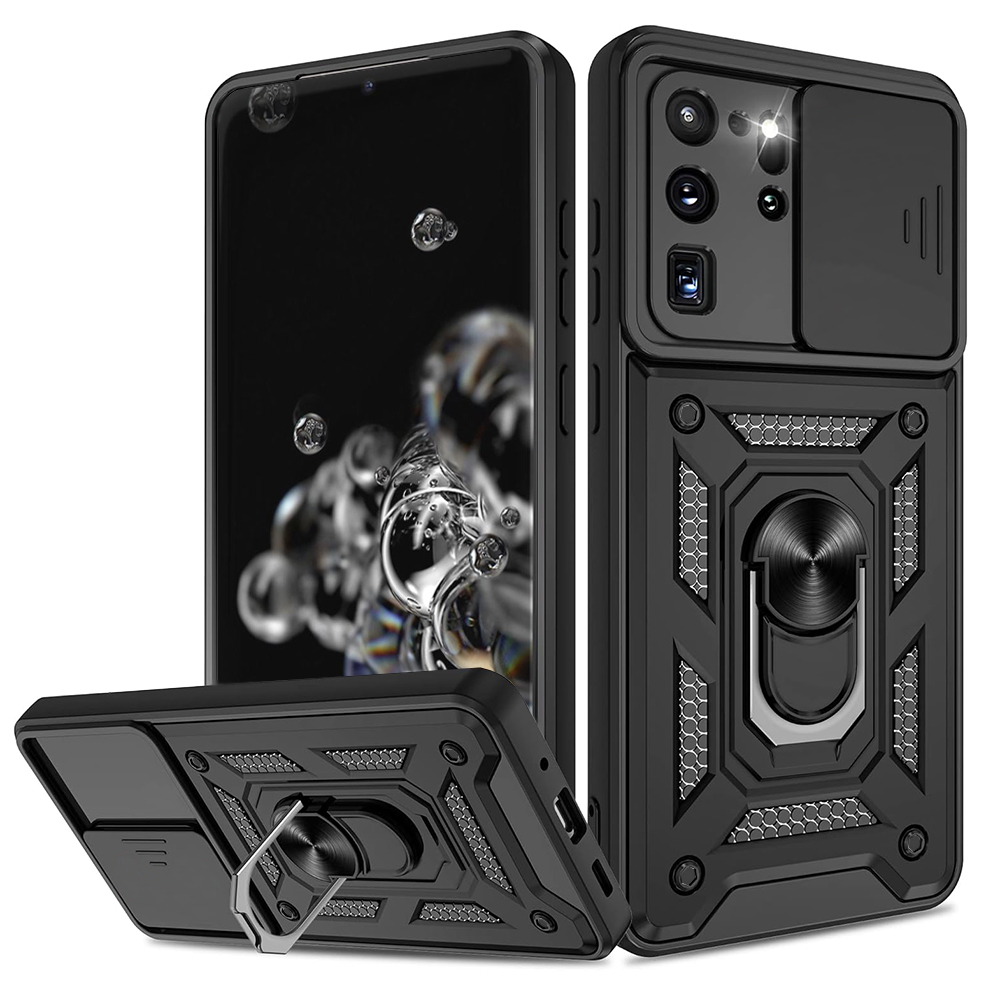 Kryt Samsung Galaxy S20 Ultra 4G / S20 Ultra 5G Techsuit CamShield Pro černý