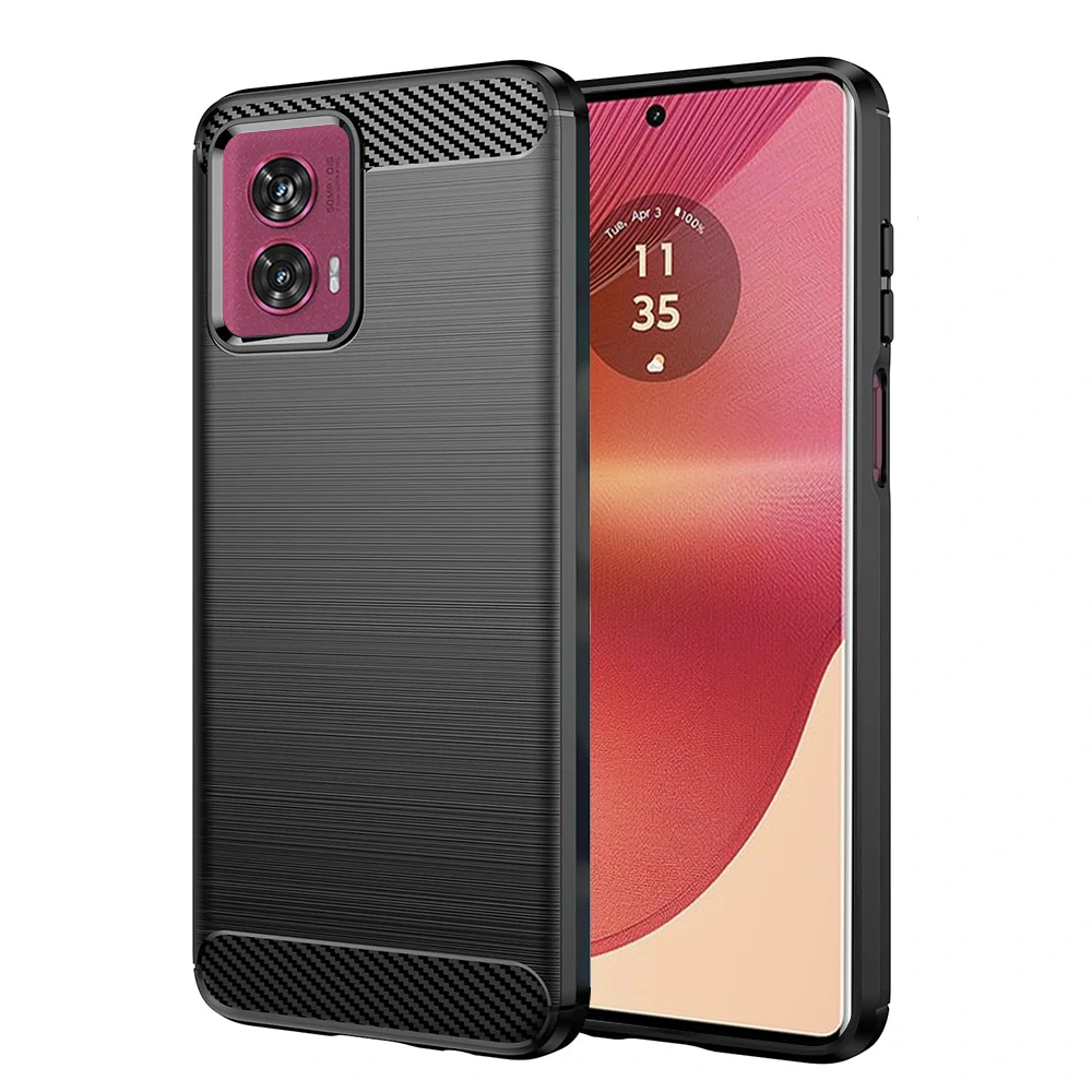 Kryt Motorola EDGE 50 Fusion Armored Carbon černý