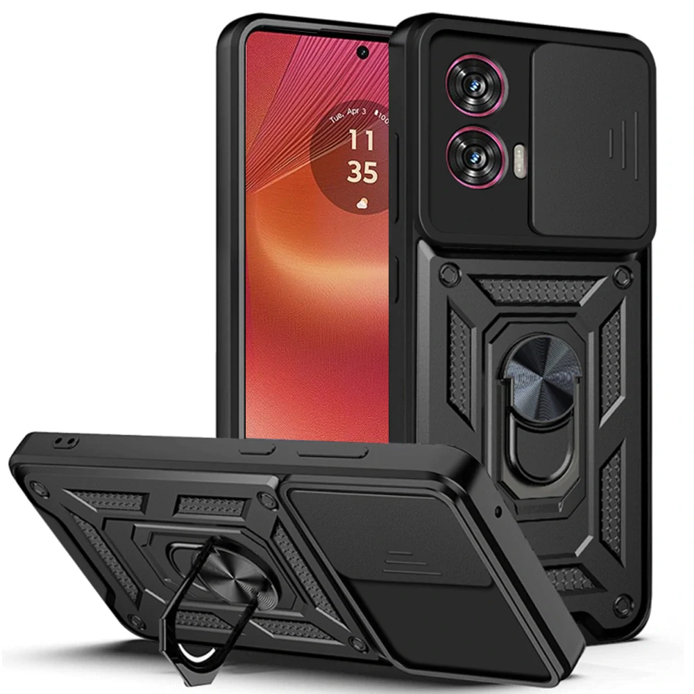 Kryt Motorola EDGE 50 Fusion Techsuit CamShield Pro černý