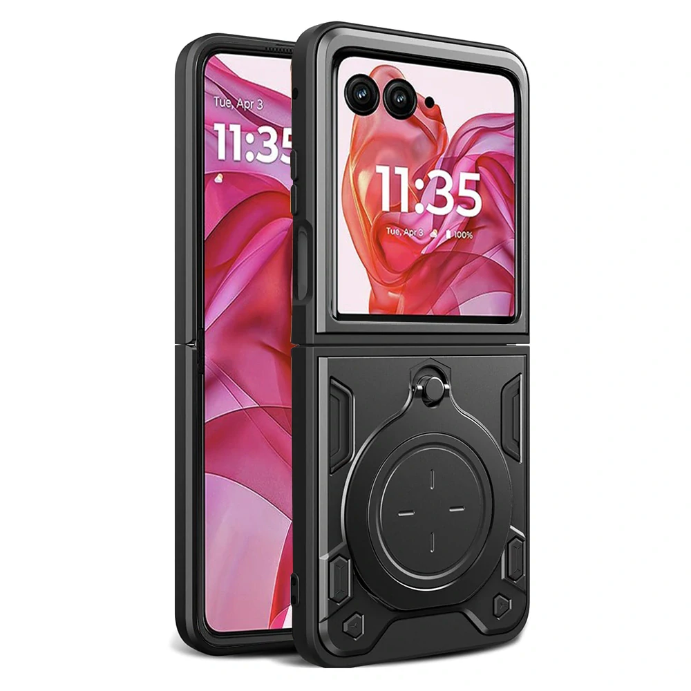 Kryt Motorola Razr 50 Ultra Techsuit CamGuard Pro - černý