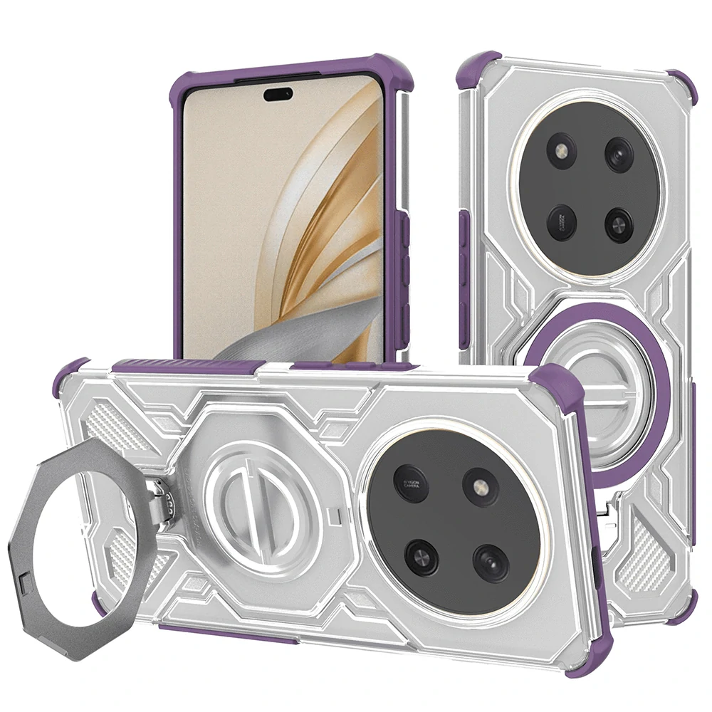 Kryt Honor Magic 7 Lite / X9c, Carbon Shield PRO, purple