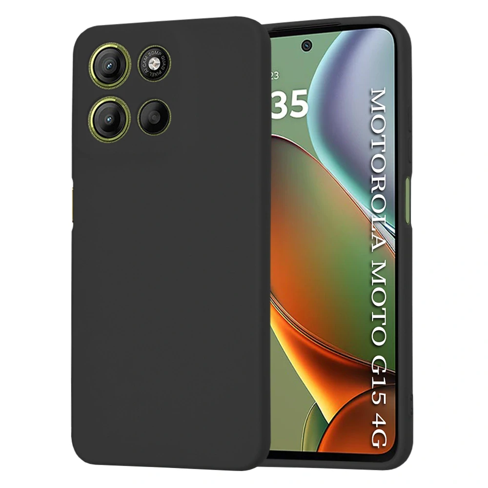 Kryt Motorola Moto G17 / G 17 Power / G15 / G15 Power, SoftFlex - black