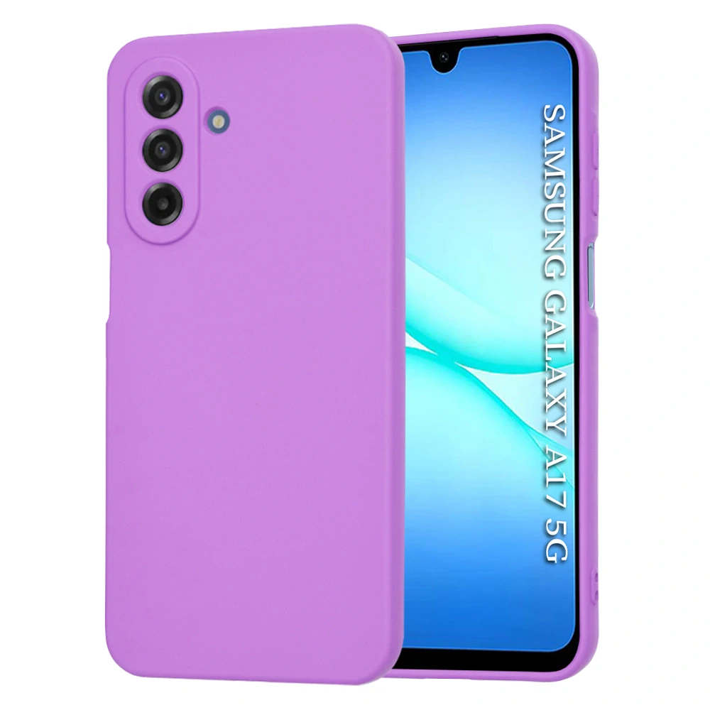Kryt Samsung Galaxy A18 5G / A17 4G/5G Techsuit SoftFlex - purple