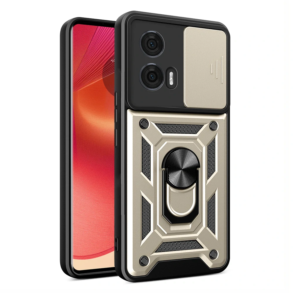 Kryt Motorola EDGE 50 Techsuit CamShield Pro gold