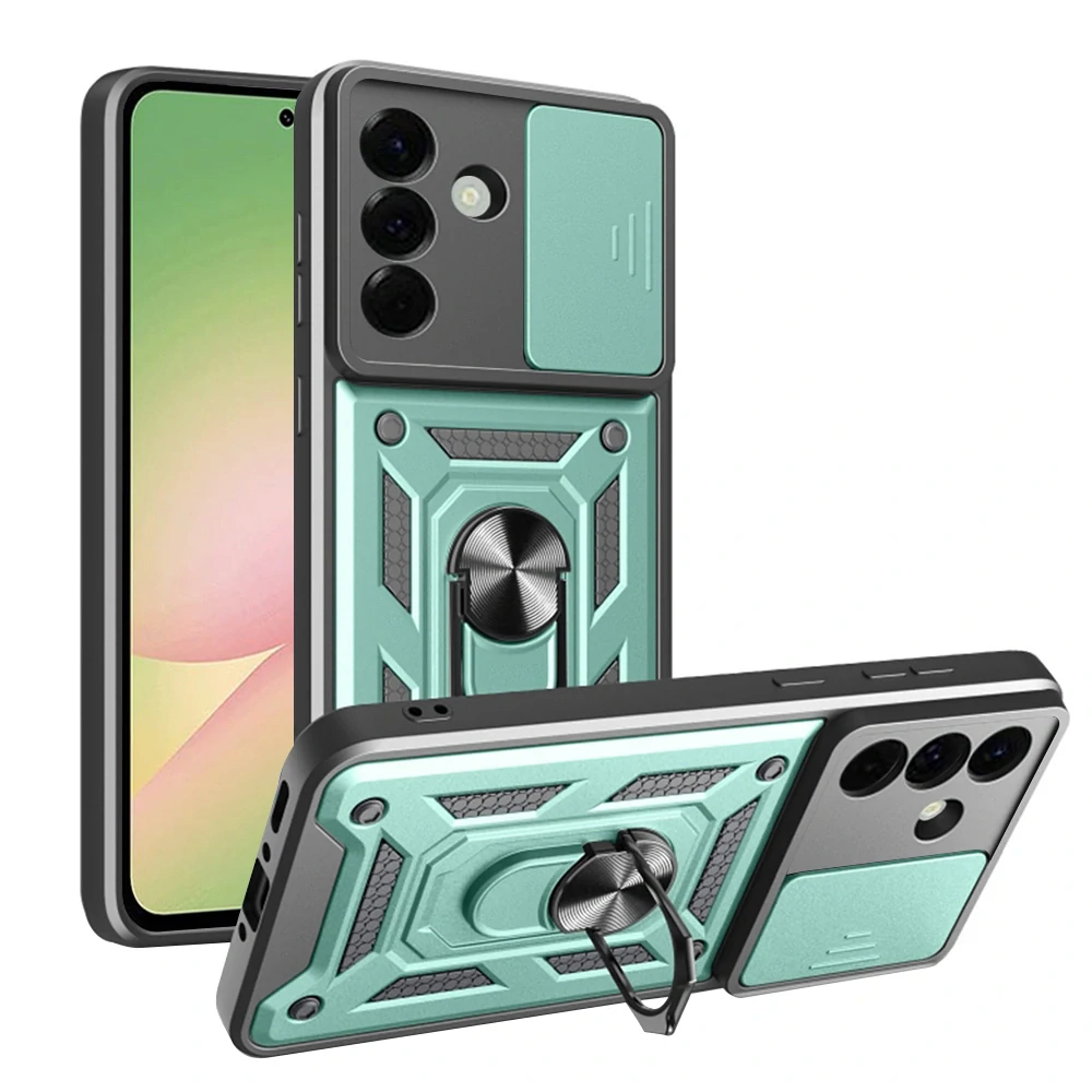 Kryt Samsung Galaxy A56 5G Techsuit CamShield Pro green