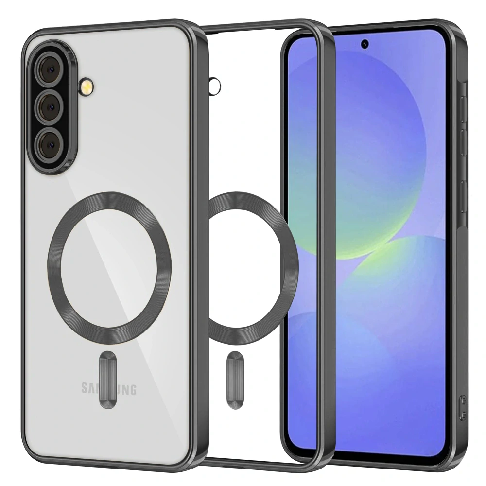 Kryt Samsung Galaxy A36 5G / A56 5G Techsuit Luxury Crystal MagSafe - černý