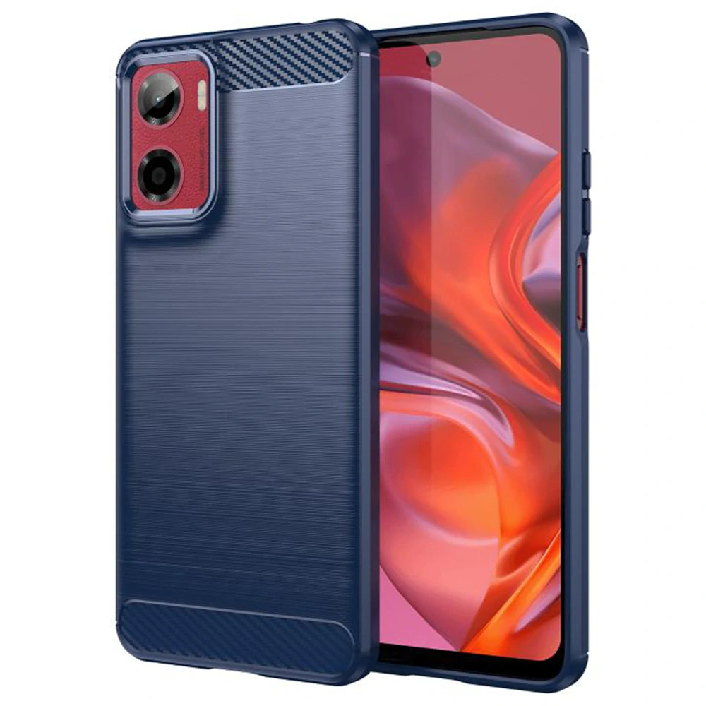 Kryt Motorola Moto G05 / E15, Armored Carbon modrý